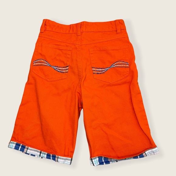 Coogi Kids Orange Jean Shorts, Size 10 - Picture 2 of 6